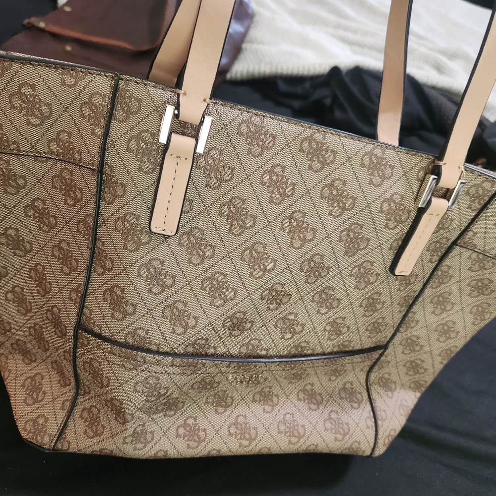 Tan Guess Purse